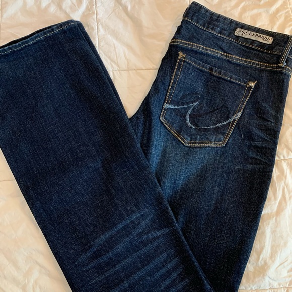 NWOT Express Jeans blue boot size 6r - Picture 2 of 4